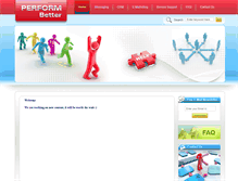 Tablet Screenshot of perform-better.co.uk